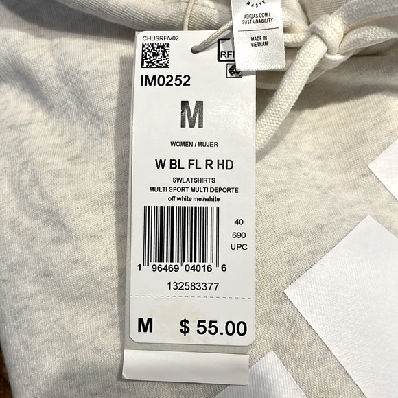 Adidas - Essentials Big Logo Hoodie - Medium *NWT* - Picture 6 of 8